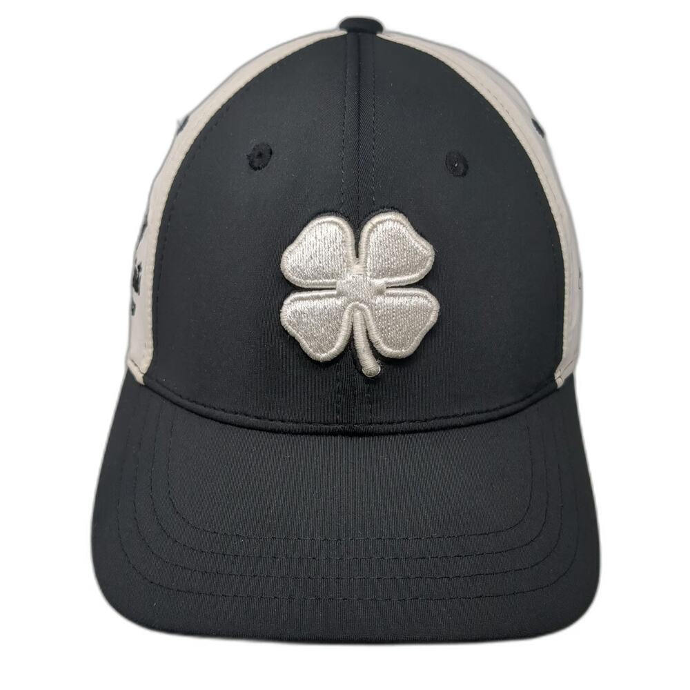 Black Clover Baseball Cap Black White XL Live Lucky Memory Fit La Quinta hat